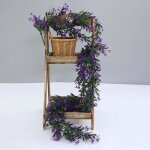 Plante artificielle tombante interieur exterieur, 2 pices fausse plante suspendue decoration mariage ...