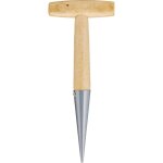 Plantoir à bulbes avec pointe en acier 28 cm - plantoir à main avec manche en bois solide - outil de ... Plantoir à bulbes avec pointe en acier 28 cm - plantoir à main avec manche en bois solide - outil de ...