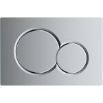 Plaque d'actionneur compatible avec les r�servoirs d'eau sigma01 up320, up300et up720 - plastique chrom� ...