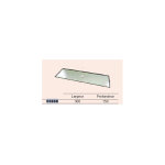 Plaque d'adaptation pour fixation sur pied d'un coffret 300x150mm gissey