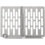 Plaque de barbecue pliante de camping extrieur en acier inoxydable, gril de barbecue portable, 22, 5 ...