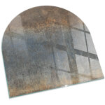 Plaque carr�e de protection de sol en verre tremp� pour chemin�e et po�le � bois pare - feu contre les ...