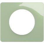 Plaque c�liane 1 poste ? finition vert c�ladon - legrand