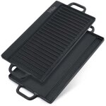 Plaque de cuisson double face en fonte cast line 505x235 cm