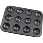 Plaque de cuisson en forme de coquille moule � madeleine antiadh�sif � 12 cavit�s moule � g�teau en acier ...