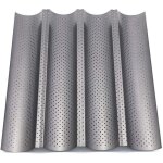 Plaque de cuisson perfor�e moule 4 baguettes anti - adh�sif accessoire indispensable pour r�ussir des ...