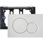 Plaque de d�clenchement double touche sigma 01 blanche (115. 770. 11. 5)