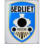 Plaque émaillée bombée berliet Plaque émaillée bombée berliet