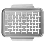 Plaque de gril en acier inoxydable 29025020mm ustensiles de gril