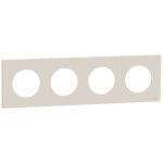 Plaque odace beige sable 4 postes (s902708)