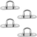 Plaque oeillet acier inoxydable, pontet inox crochets, plaque  oeillets pour plaque  oeil, pour accessoires ...