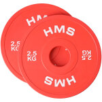 Plaque de pare - chocs olympique cbrs25 2 x 2, 5 kg hms