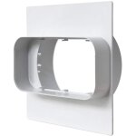 La ventilazione - plaque pour passage de mur tube ventilation rectangulaire 150x70 � tube ventilation ...