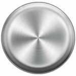 Plaque � pizza en acier inoxydable, plaque de cuisson � pizza ronde, plaque de cuisson � pizza en acier ...