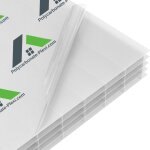 Plaque polycarbonate alv�olaire 16mm opale 2000x1200mm