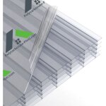 Plaque polycarbonate alv�olaire 16mm transparente 3000x1200mm