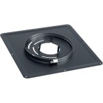 Plaque de propret� 300x300 noire d80 tolerie emaillerie nantaise 126080