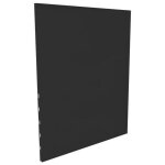 [jamais utilise] plaque de protection murale dixneuf pour pole 81x120cm unie noire - 027. 10644. 82. ...