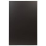 Jamais utilise] plaque de protection murale pour pole le marquier 80x120cm unie noire - pqm8