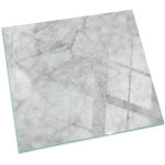 Plaque de protection de sol en verre tremp� pour chemin�e ou po�le � bois pare - feu contre les �tincelles ...