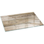 Plaque de protection de sol en verre tremp� pour chemin�e et po�le � bois pare - feu contre les �tincelles ...