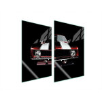 Plaque de protection en verre pour cuisine 2x35x52 auto