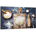 Plaque de protection en verre pour cuisini�re 80x52 cuisine