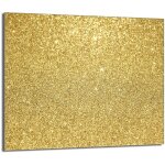 Plaque de protection en verre pour po�le 60x52 or