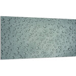 Plaque de protection en verre pour po�le 90x52 krople