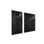 Plaque de protection en verre tremp� pour cuisini�re 90x52 ? r�sistante aux �claboussures ? facile � ...