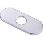 Plaque de recouvrement pour robinet d'évier de cuisine de 6 pouces, adaptée aux éviers de cuisine à 1 ... Plaque de recouvrement pour robinet d'évier de cuisine de 6 pouces, adaptée aux éviers de cuisine à 1 ...