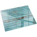 Plaque rectangulaire de sol en verre tremp� sous chemin�e protection parquet et plancher planches de ...