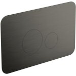 Plaque de r�servoir wc en acier bross� couleur pvd avec double bouton de commande mamoli 00000650000f ...