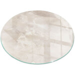 Plaque ronde de verre pour chemin�e rev�tement de sol plancher de pare - feu protection contre etincelles ...