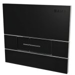 Plaque de commande segment noir mat rservoirs encastrs verso 350, verso 1100, pmr, intraslim, double ...