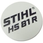 Plaque signalétique du taille - haie hs81r original stihl modèles 42379671500 Plaque signalétique du taille - haie hs81r original stihl modèles 42379671500