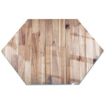 Plaque de sol sous po�le � bois en verre tremp� protection thermique du plancher planches de bois dispos�es ...