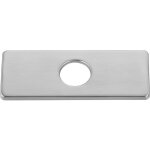 Plaque de trou d'évier de cuisine pour robinet de salle de bain, lavabo, rosace de robinet en nickel ... Plaque de trou d'évier de cuisine pour robinet de salle de bain, lavabo, rosace de robinet en nickel ...