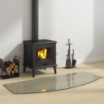 Plaque de verre pour chemine 120x50 cm cfw87297