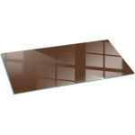 Plaque de verre pour chemin�e rev�tement de sol plancher de pare - feu protection contre etincelles couleur ...