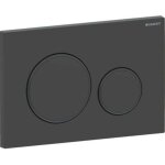 Plaque de commande wc geberit duofix sigma 20 ? noir mat ? montage sans outil ? 115. 882. 16. 1 syst�me ...