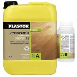 Plastor ? vitrificateur parquet bicomposant pro 5l ? haute protection trafic intense ? finition mat pour ...
