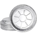 Plats en aluminium, lot de 30, r�cipient en aluminium jetable, plateaux en aluminium pour la cuisson ...