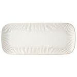 Plat � cake 36 x 16 cm blanc - gallery - easy life