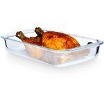 Plat de cuisson en verre allant au four, forme de cuisson, plat � r�tir, 1 l
