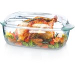 Plat de cuisson en verre allant au four, r�tissoire, 4, 5 l