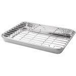 Plat a four avec grille 21, 5x15x2cm - lacor