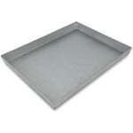 Plat  four pour pizza, focaccia, pain et biscuits, rectangulaire 30 x 40 cm, en acier antiadhsif, rsistant ...