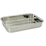 Plat à four rectangulaire en inox avec poignées 35x25cm, harry Plat à four rectangulaire en inox avec poignées 35x25cm, harry