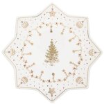 Plat � g�teau �toile 32 cm - christmas lights - easy life